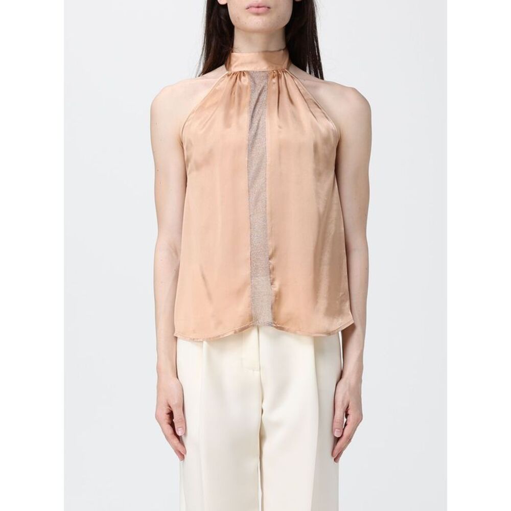 Simona Corsellini Top Woman Beige